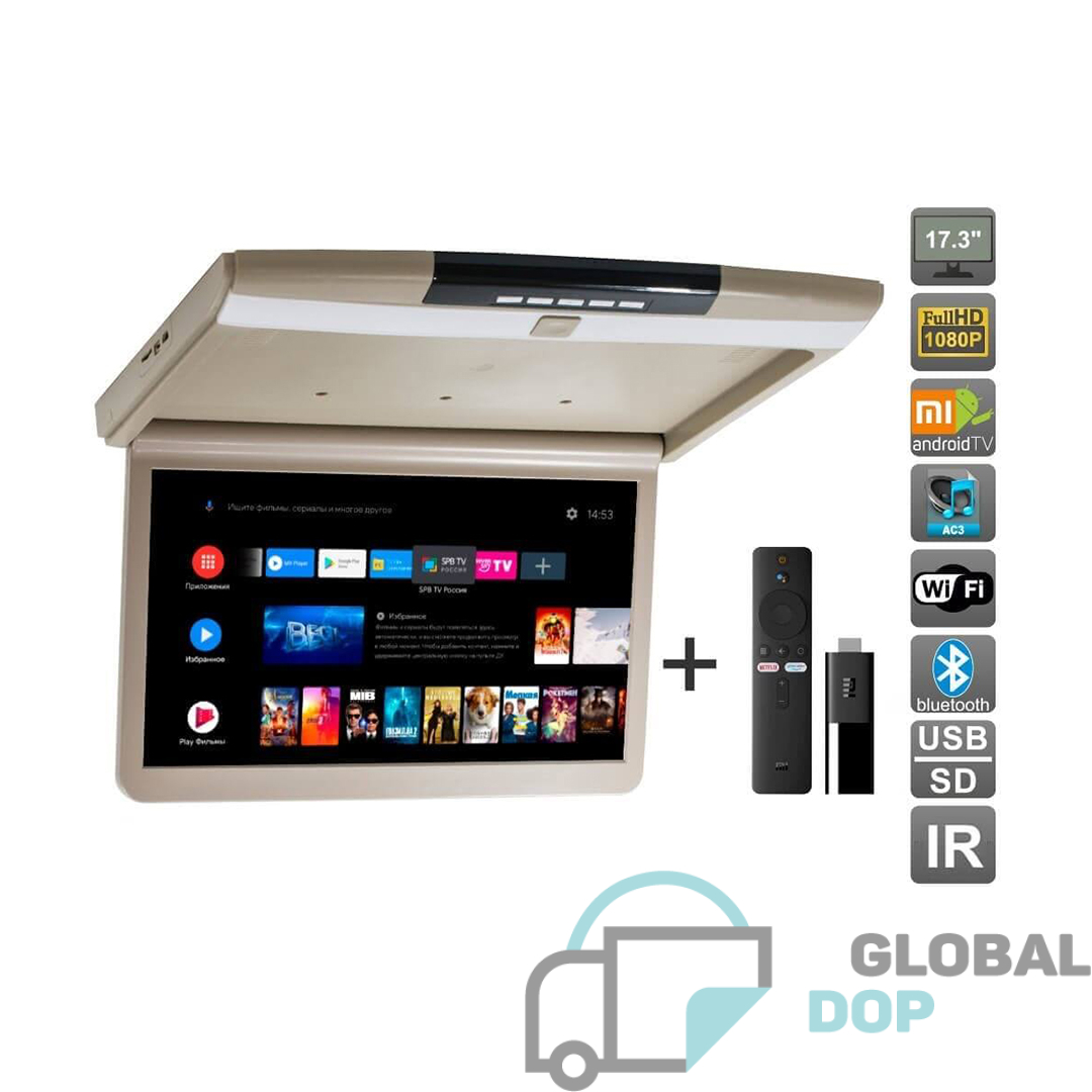 Android AVS1717MBE (AVS1717MPP Beige) + Xiaomi Mi TV Stick + AV1252DC