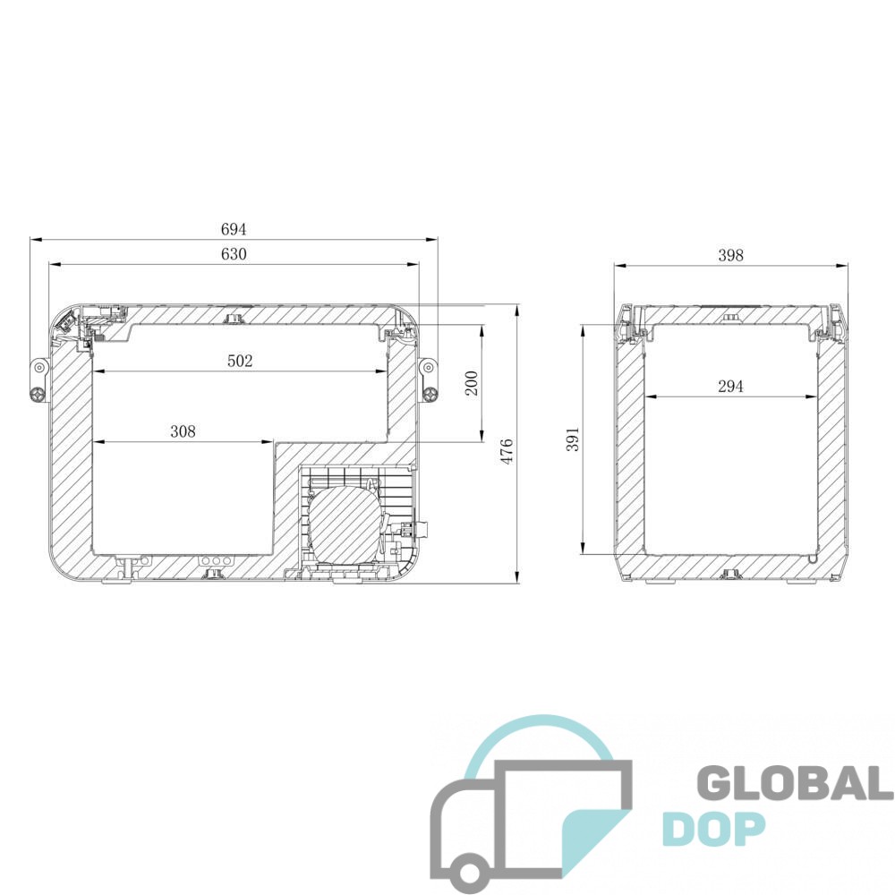 Автомобильный холордильник Dometic CFX3 45_5 Автомобильный холордильник Dometic CFX3 45